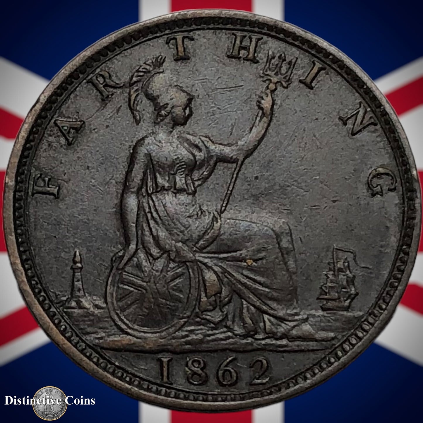 Great Britain 1862 Farthing 1/4d GB3498