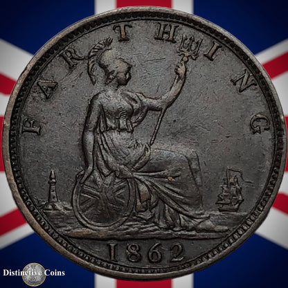 Great Britain 1862 Farthing 1/4d GB3498