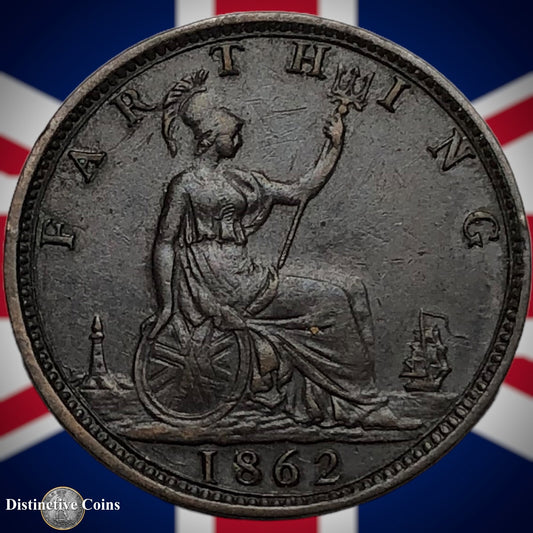 Great Britain 1862 Farthing 1/4d GB3498
