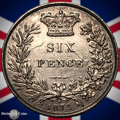 Great Britain 1872 Six Pence GB2604