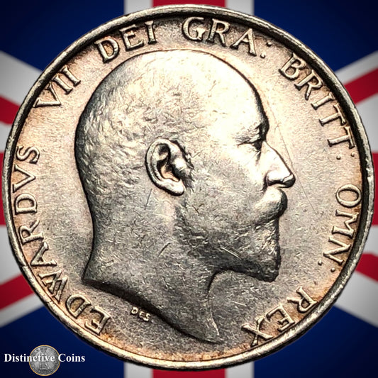 Great Britain 1907 British One Shilling GB0843