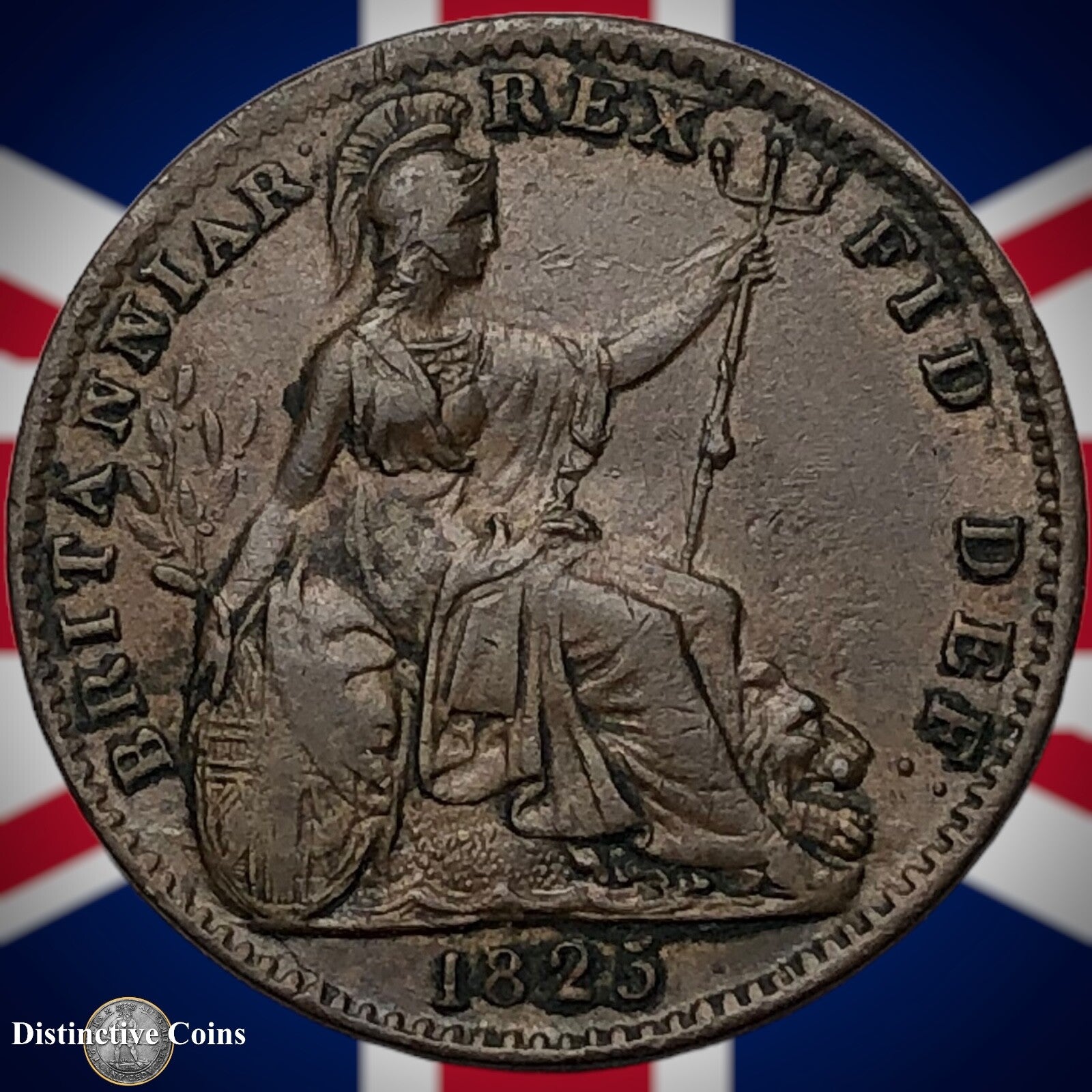 Great Britain 1825 Farthing 1/4d GB3290