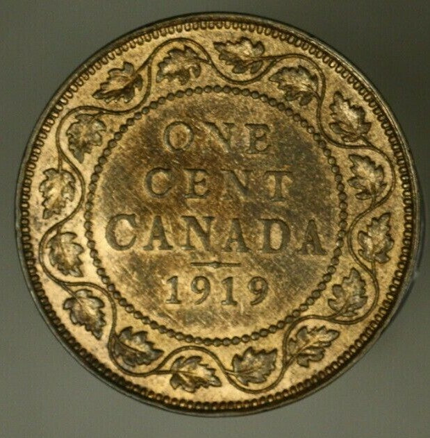 Canada Cent 1919  Choice R&B UNC  A2207