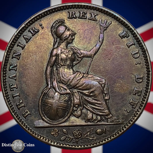 Great Britain 1837 Farthing 1/4d GB3394