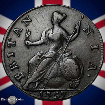 Great Britain 1737 Half Penny 1/2d GB5068