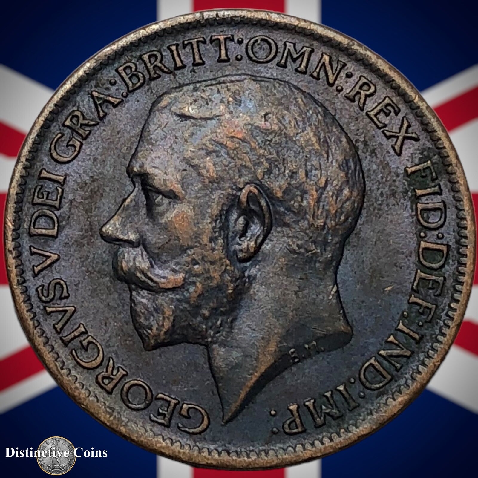 Great Britain 1917 Farthing 1/4d GB4678