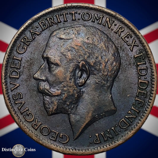 Great Britain 1917 Farthing 1/4d GB4678