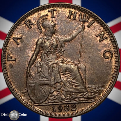 Great Britain 1932 Farthing 1/4d GB4910