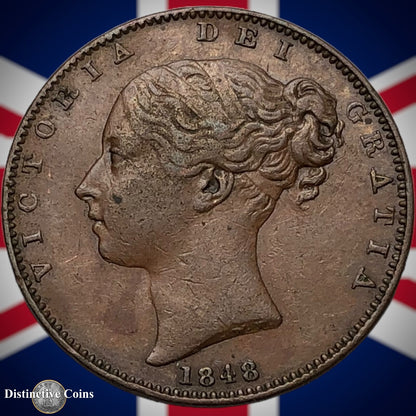 Great Britain 1848 Farthing 1/4d GB3433