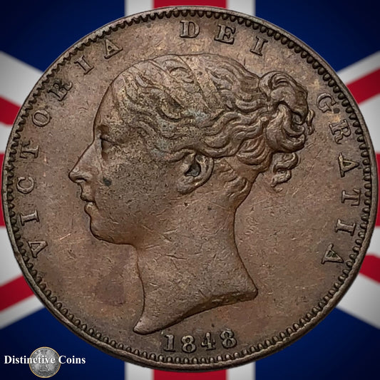 Great Britain 1848 Farthing 1/4d GB3433