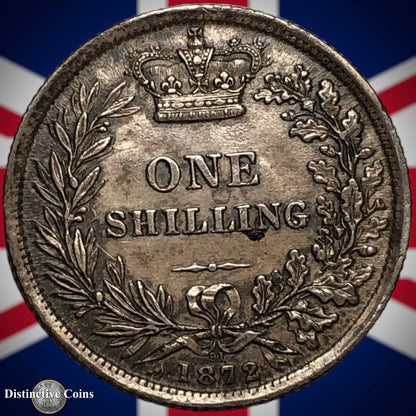 Great Britain 1872 British One Shilling GB0334