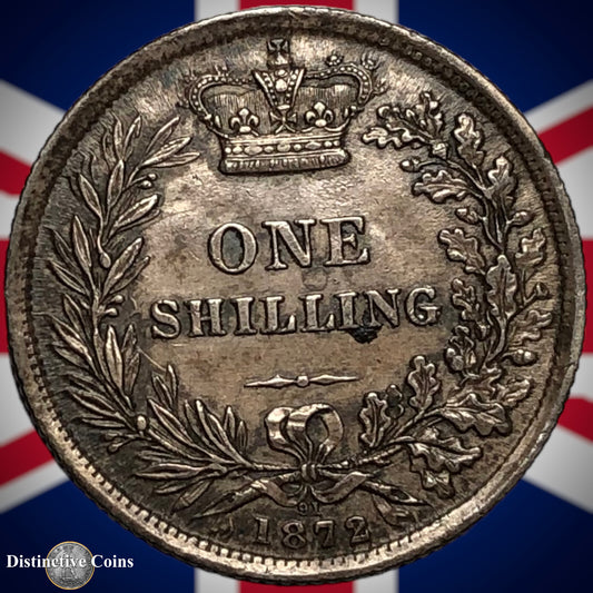 Great Britain 1872 British One Shilling GB0334