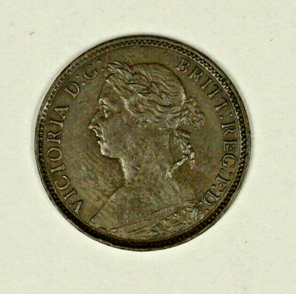 Great Britain Farthing 1886  XF  Victoria   A1289