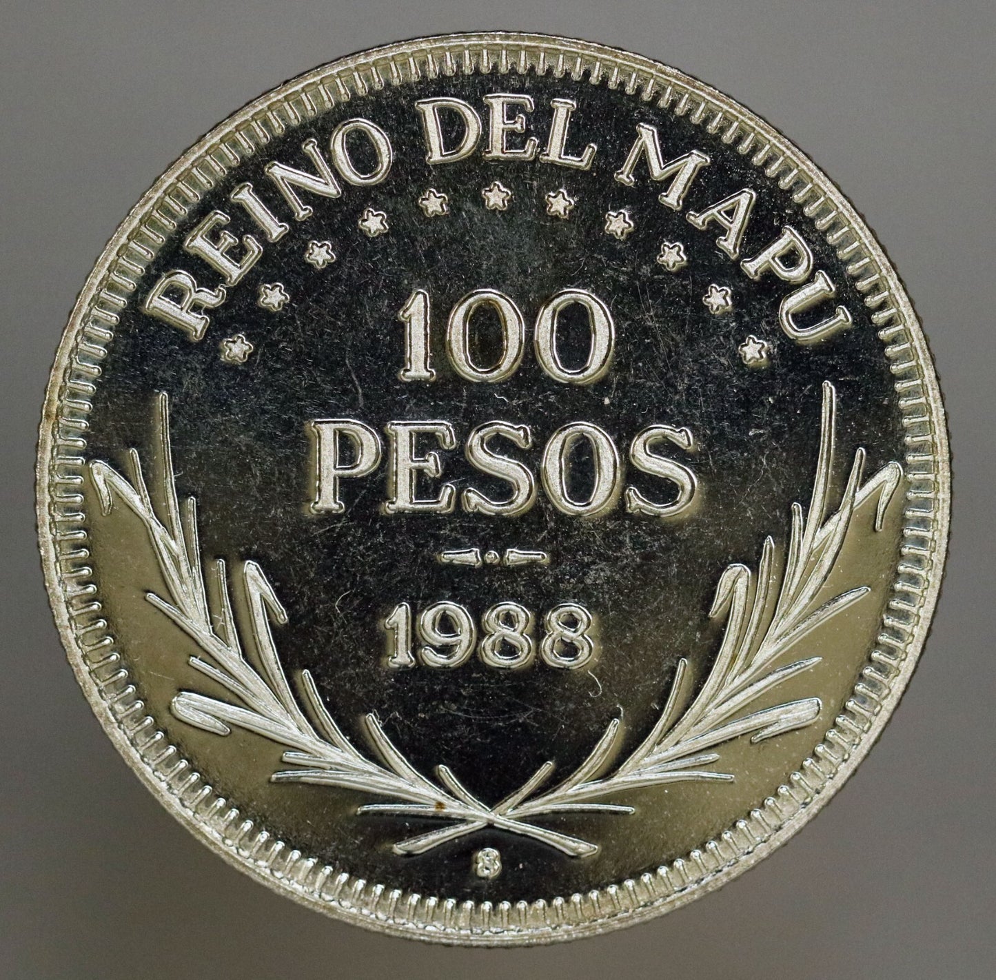 1988 Araucania-Patagonia 100 Pesos X# P1 D056