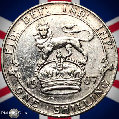 Great Britain 1907 British One Shilling GB0845