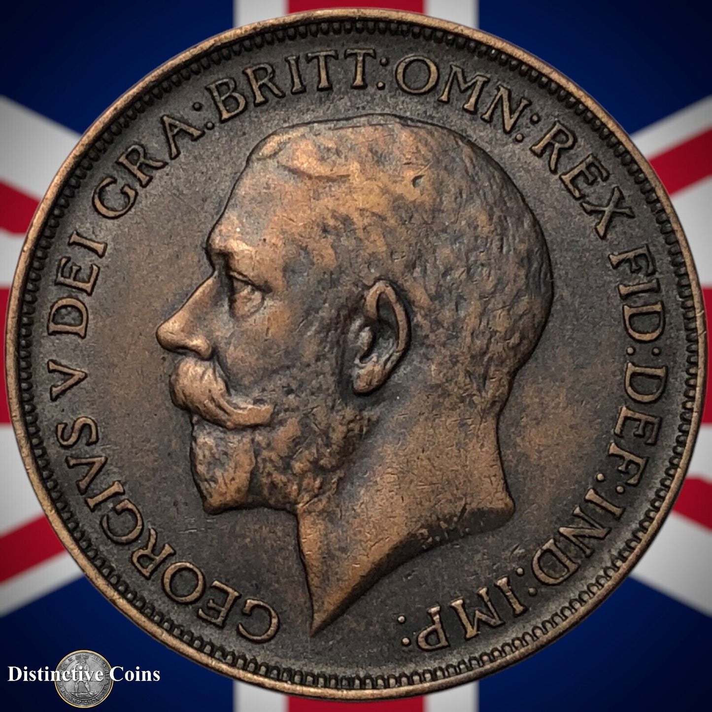 Great Britain 1912 H Penny 1d GB6797