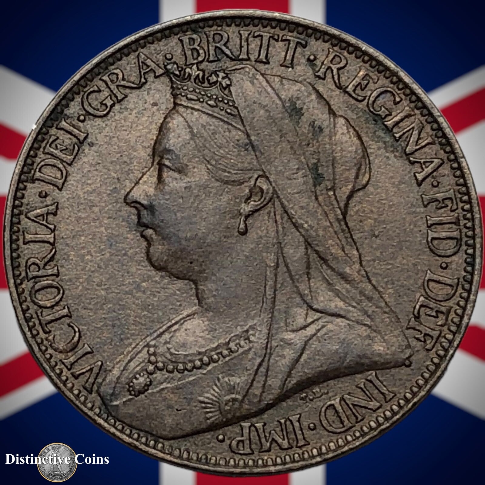 Great Britain 1897 Farthing 1/4d GB4454