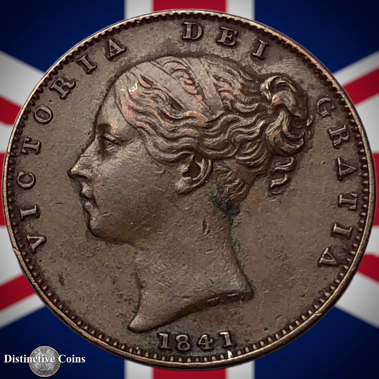 Great Britain 1841 Farthing 1/4d GB3402