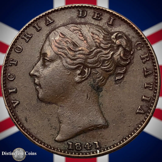 Great Britain 1841 Farthing 1/4d GB3402