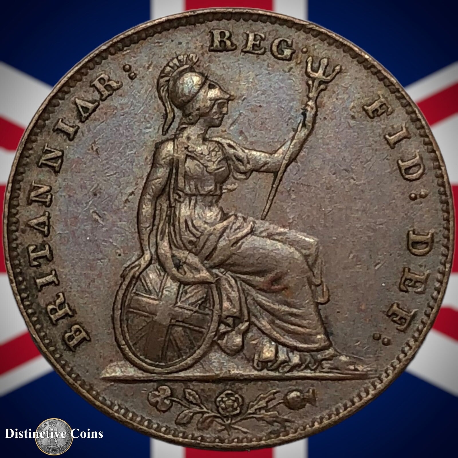 Great Britain 1853 Farthing 1/4d GB3446