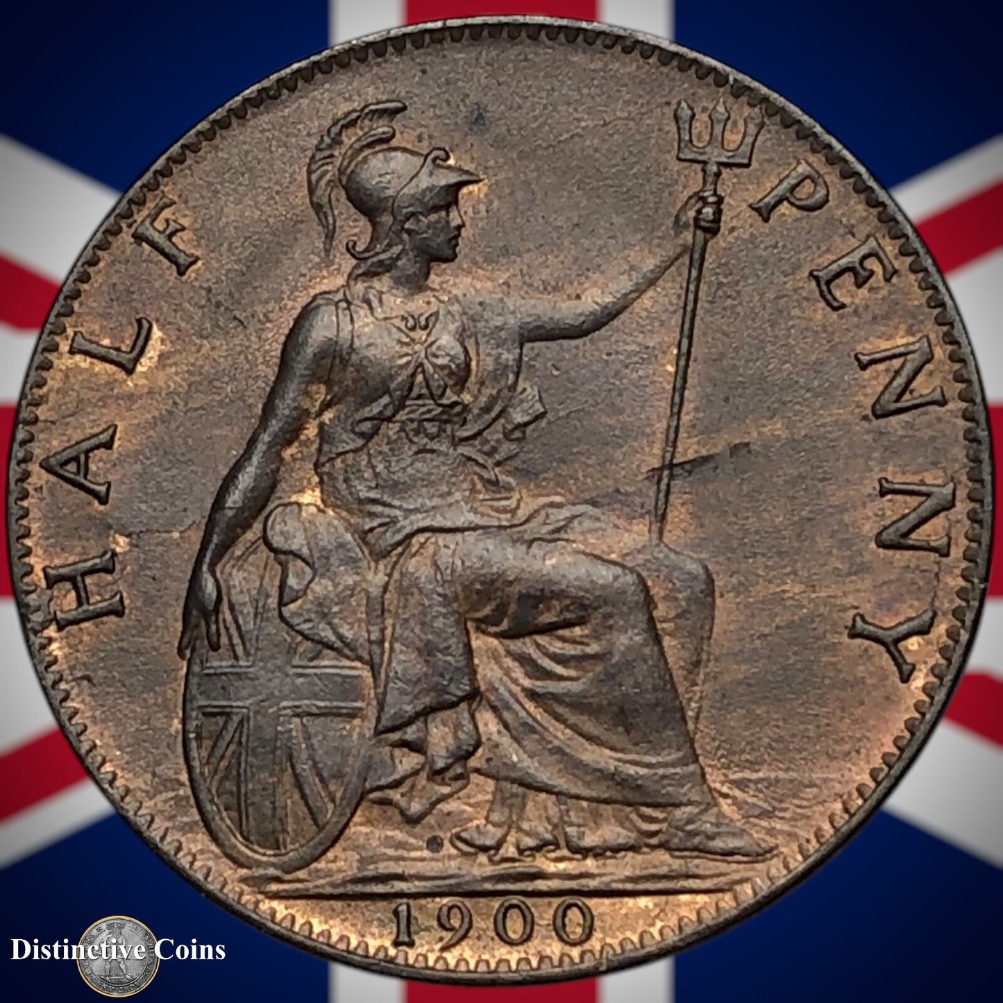 Great Britain 1900 Half Penny 1/2d GB5756