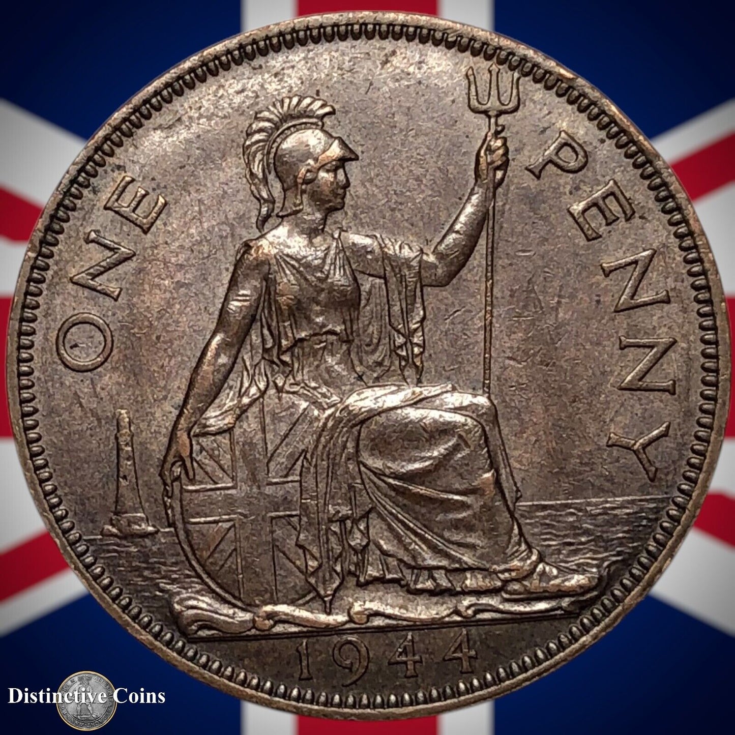 Great Britain 1944 Penny 1d GB7263