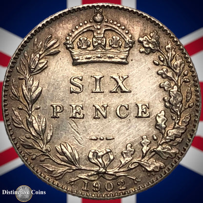 Great Britain 1902 Six Pence GB1508