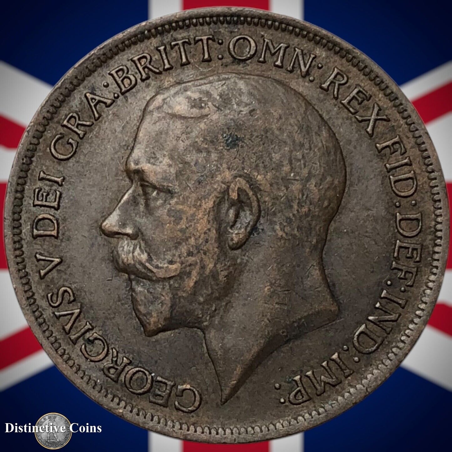 Great Britain 1917 Penny 1d GB6848