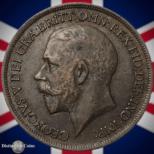 Great Britain 1917 Penny 1d GB6848