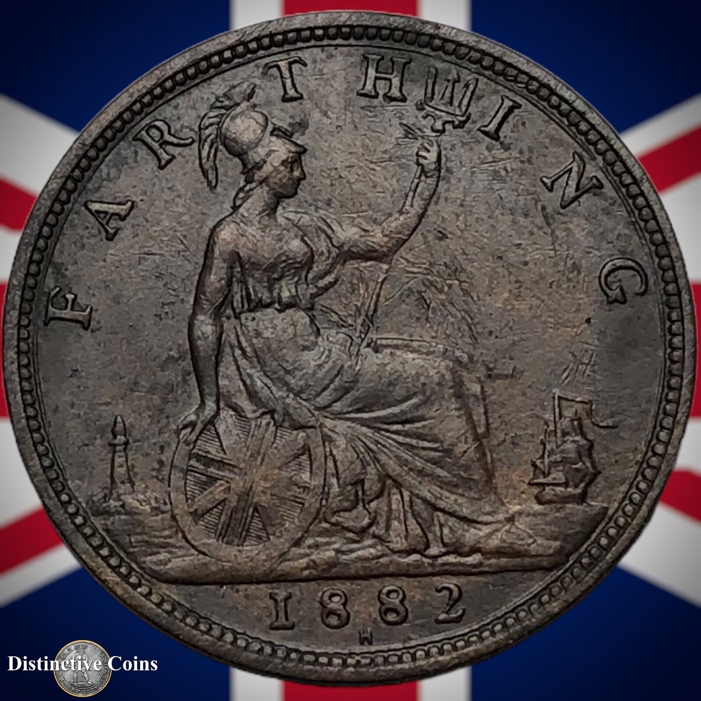 Great Britain 1882 H Farthing 1/4d GB4039