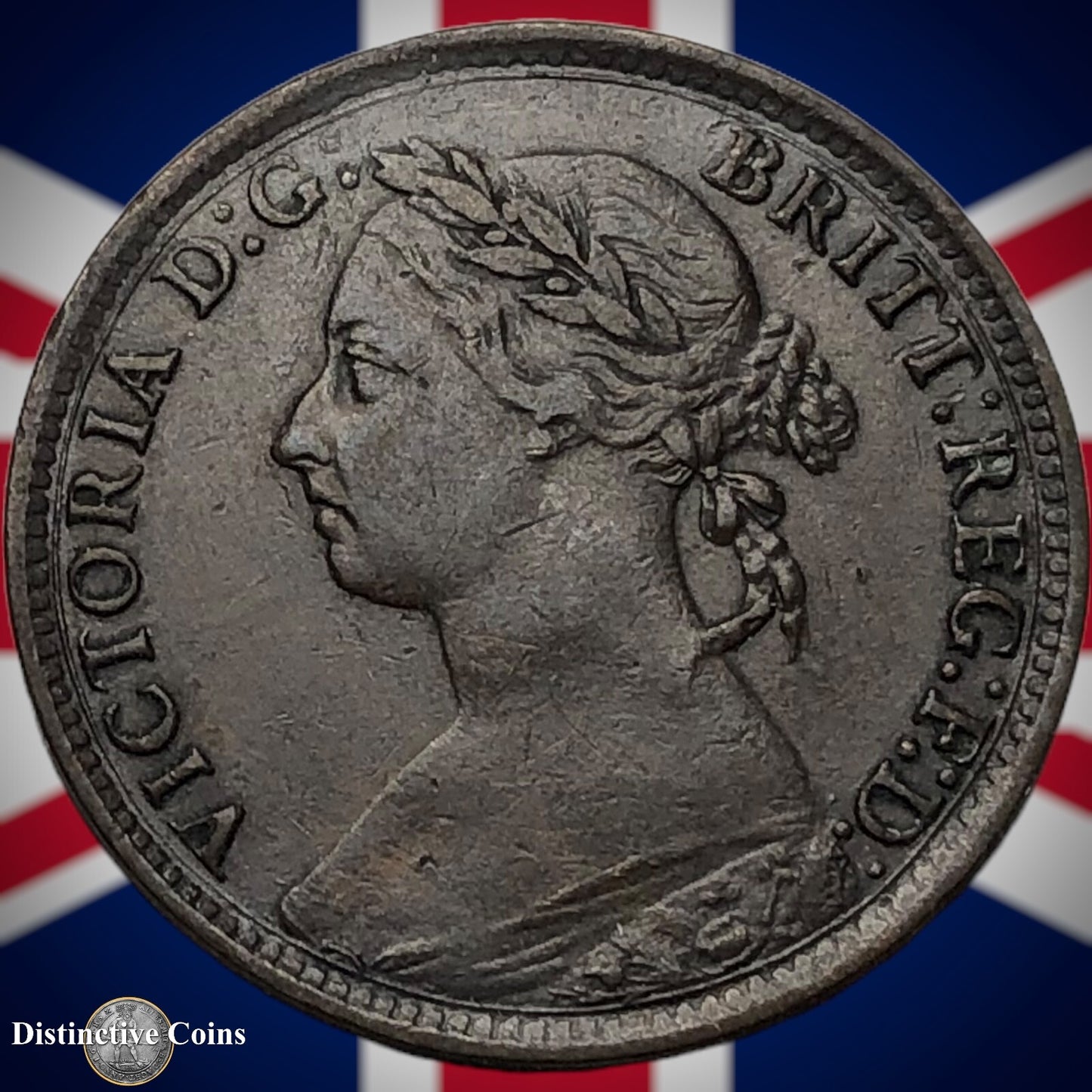 Great Britain 1895 Farthing 1/4d GB4399