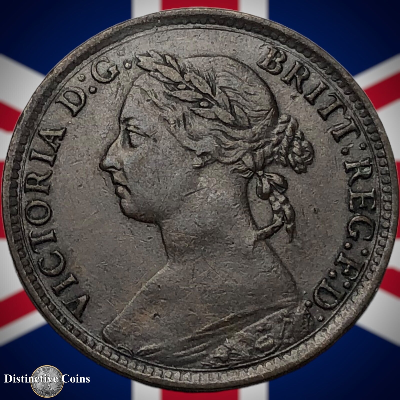 Great Britain 1895 Farthing 1/4d GB4399