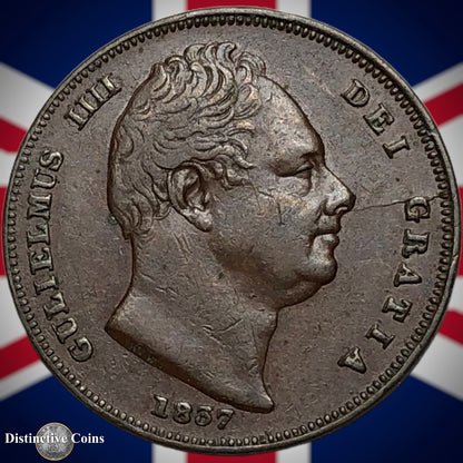 Great Britain 1837 Farthing 1/4d GB3388