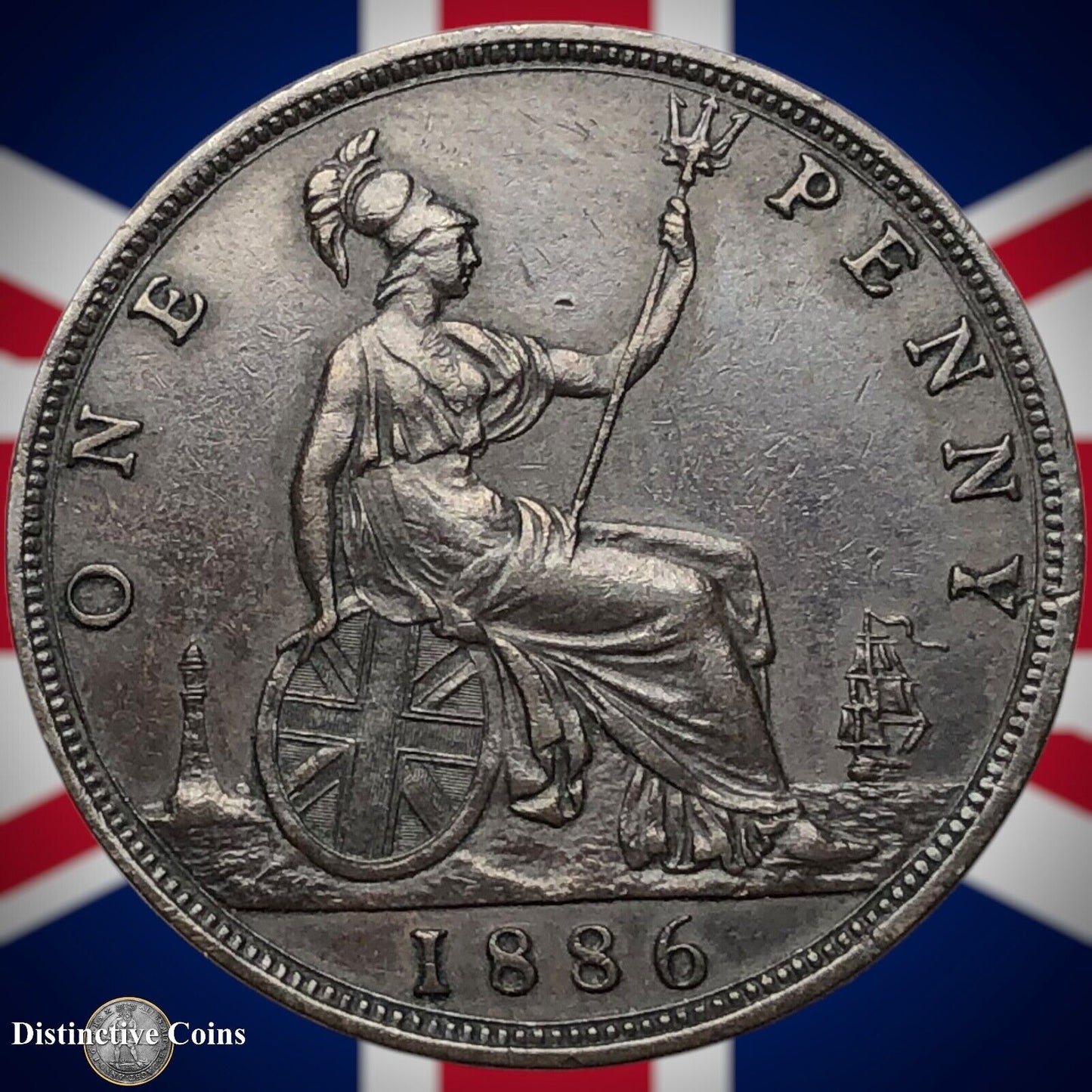 Great Britain 1886 Penny 1d GB6457