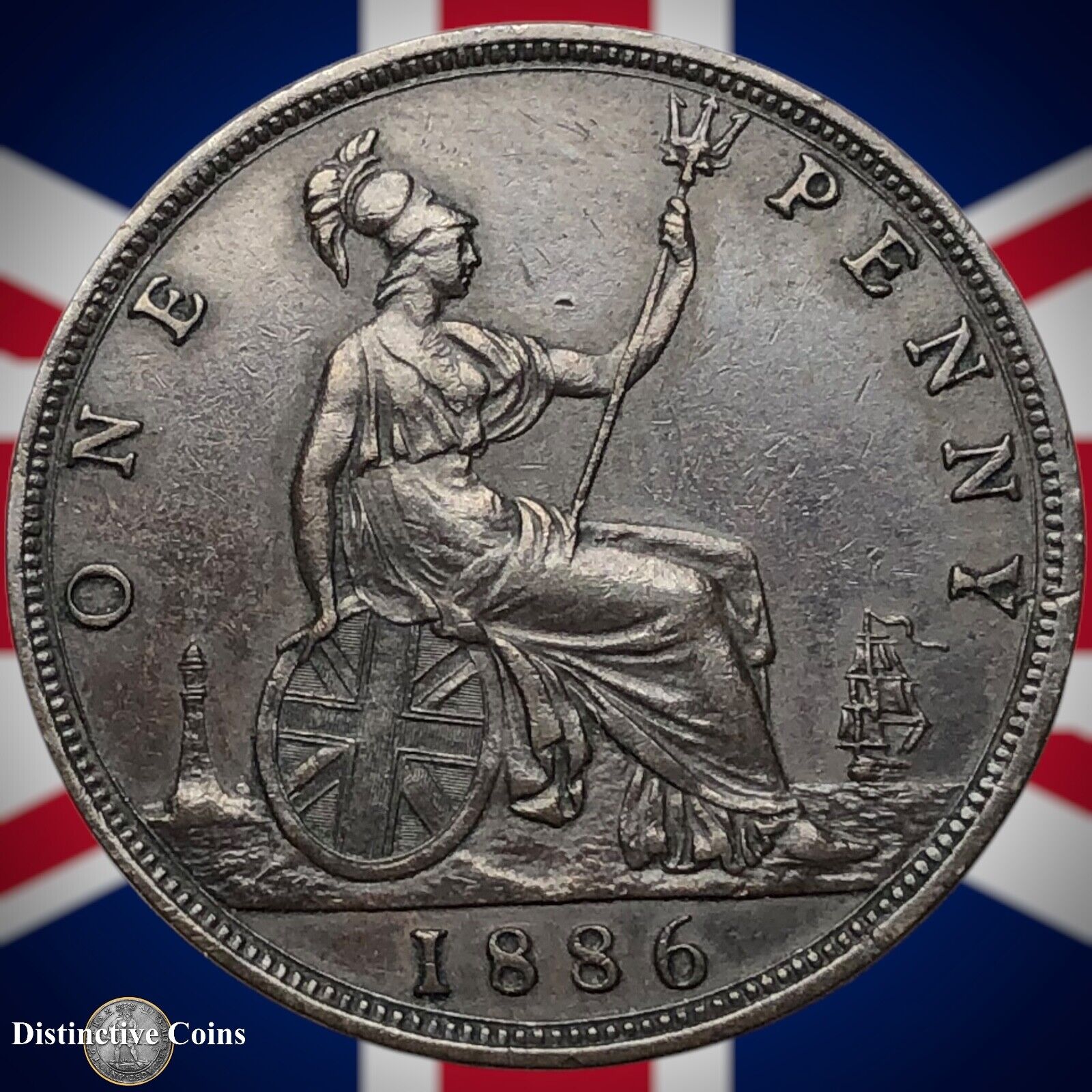 Great Britain 1886 Penny 1d GB6457