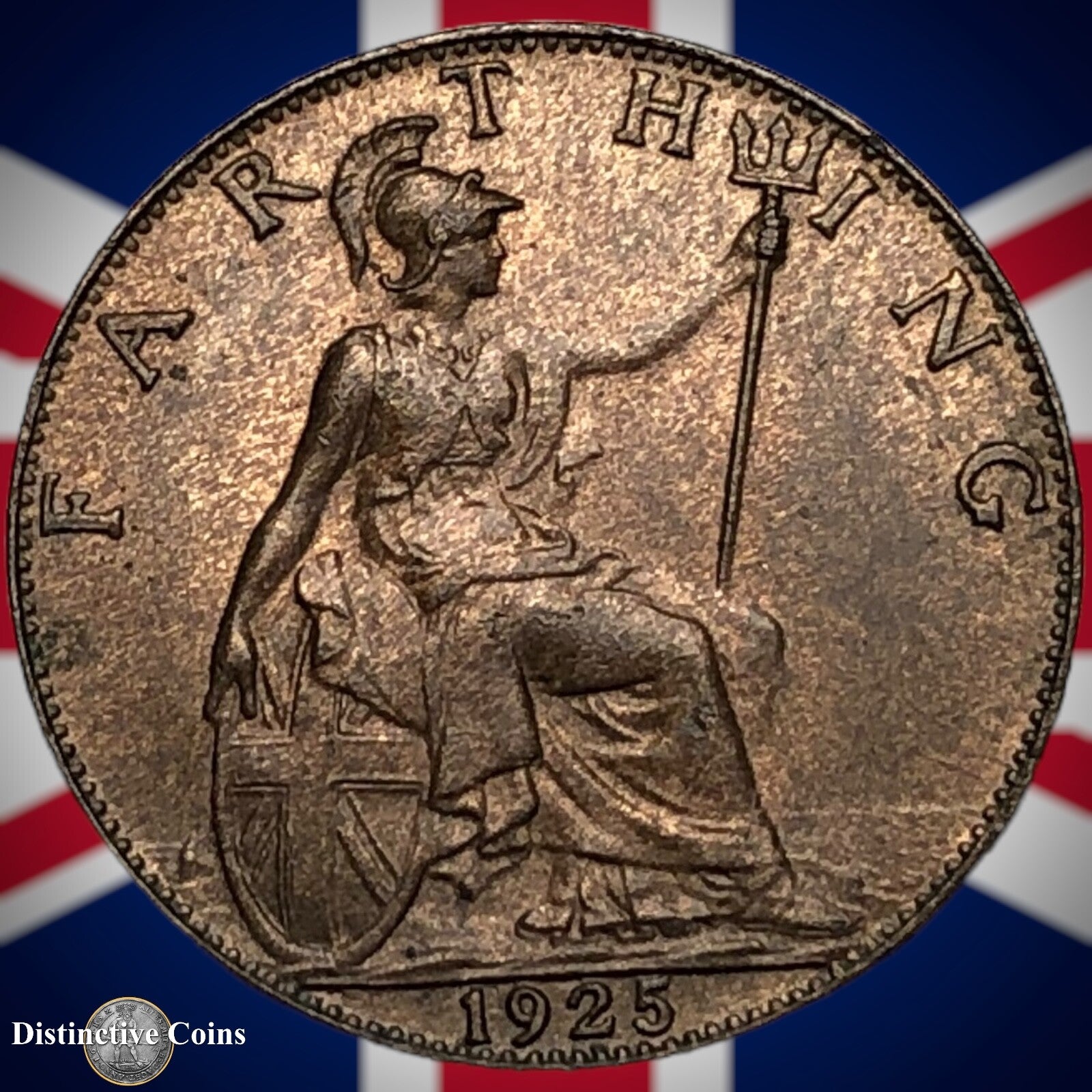 Great Britain 1925 Farthing 1/4d GB4824