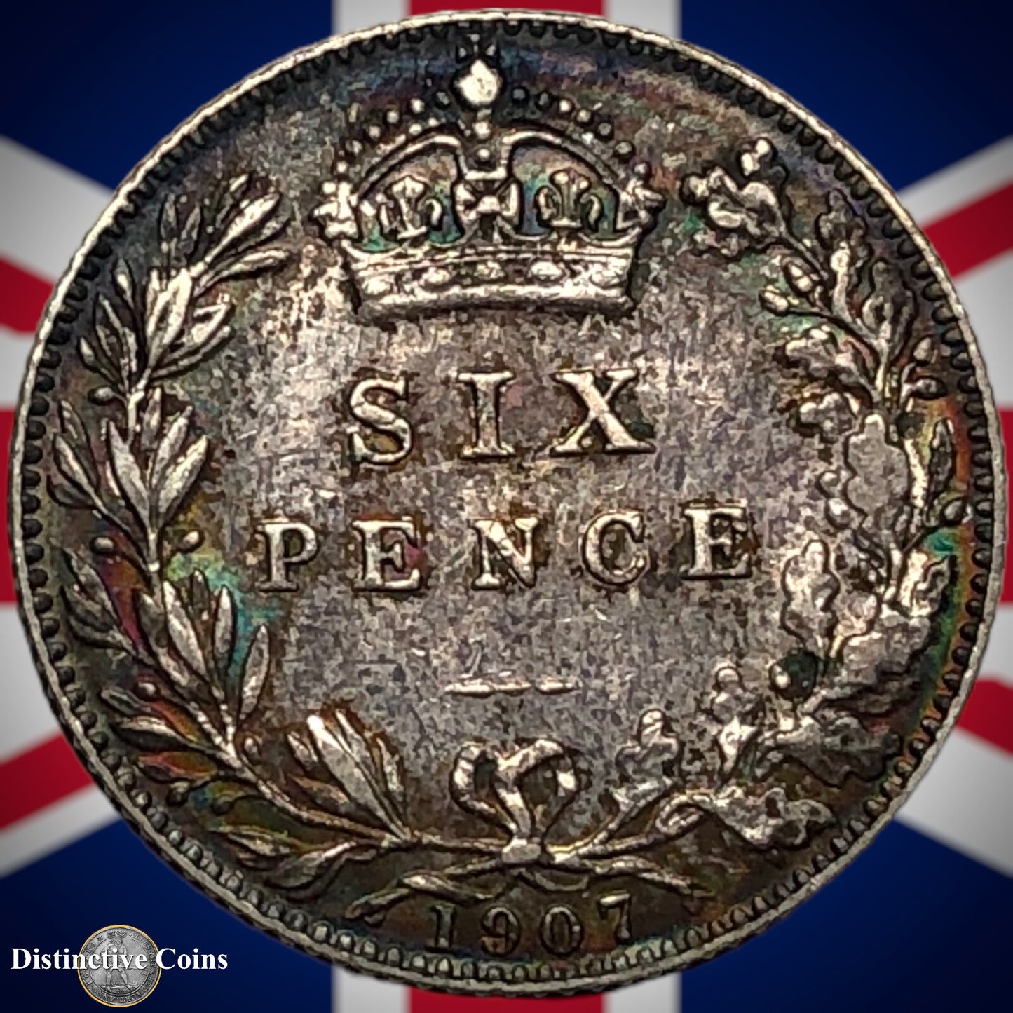 Great Britain 1907 Six Pence GB1543