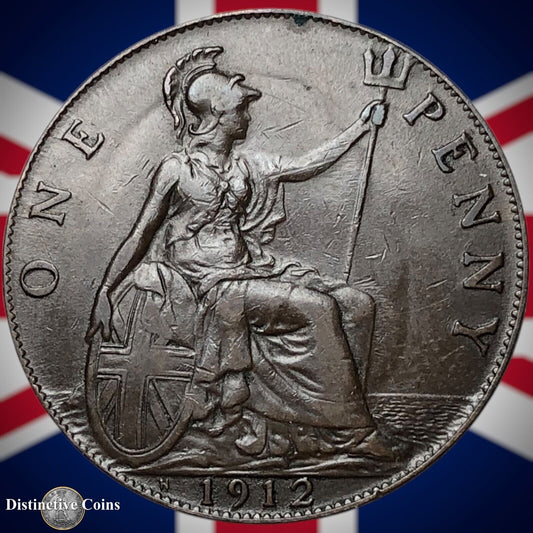 Great Britain 1912 H Penny 1d GB6800