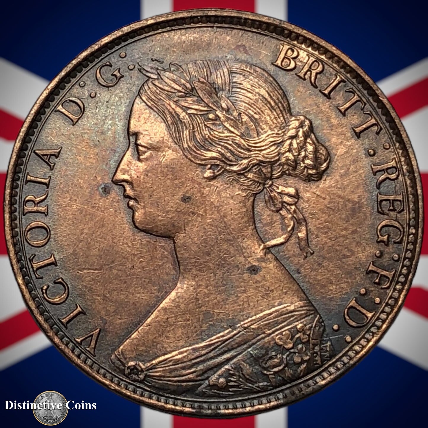 Great Britain 1861 Half Penny 1/2d GB5404