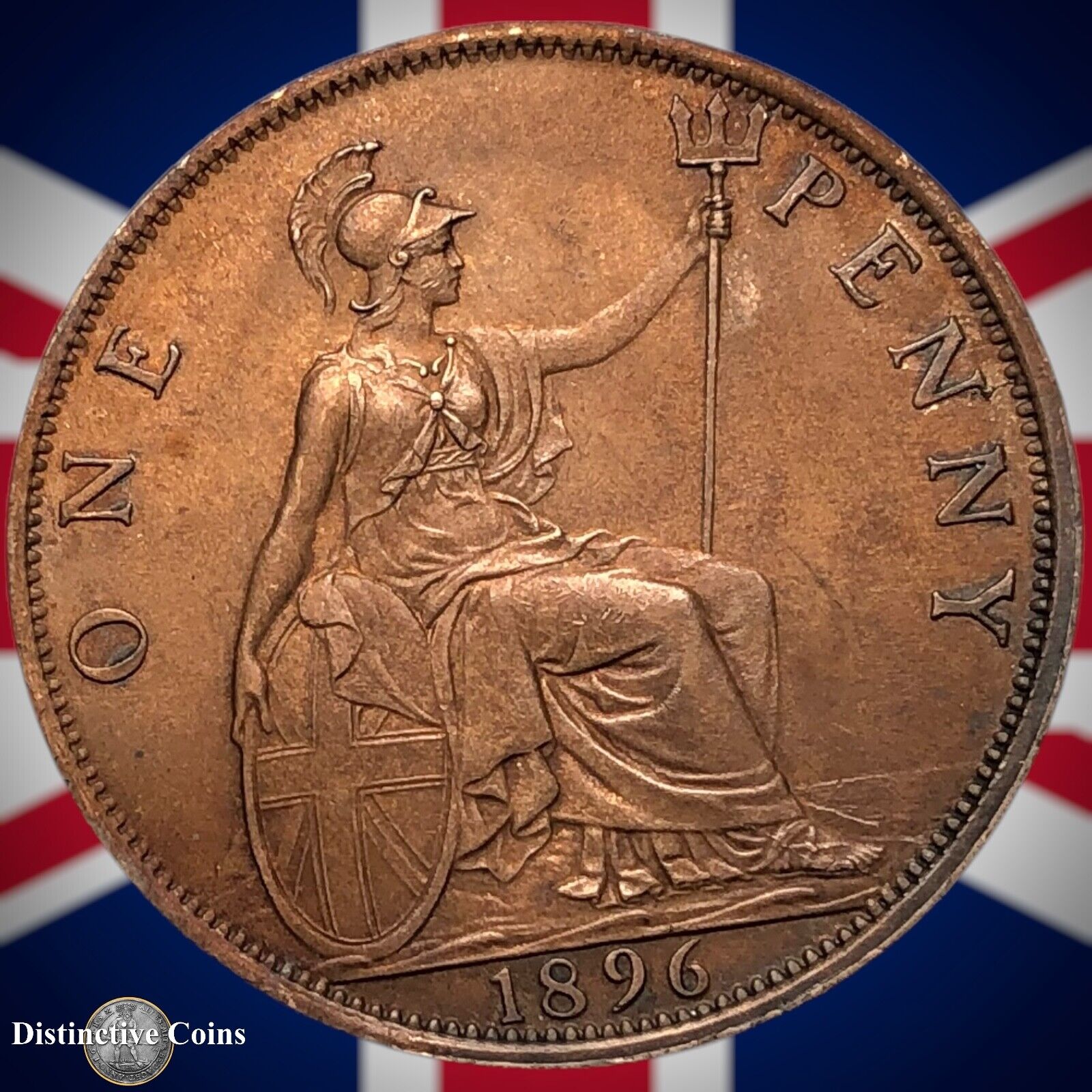 Great Britain 1896 Penny 1d GB6585