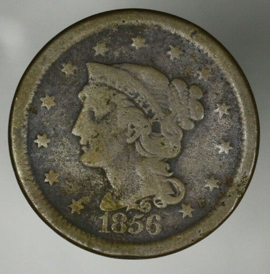 US 1856 Large Cent Slating 5  A2882