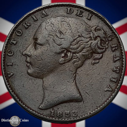 Great Britain 1853 Farthing 1/4d GB3439