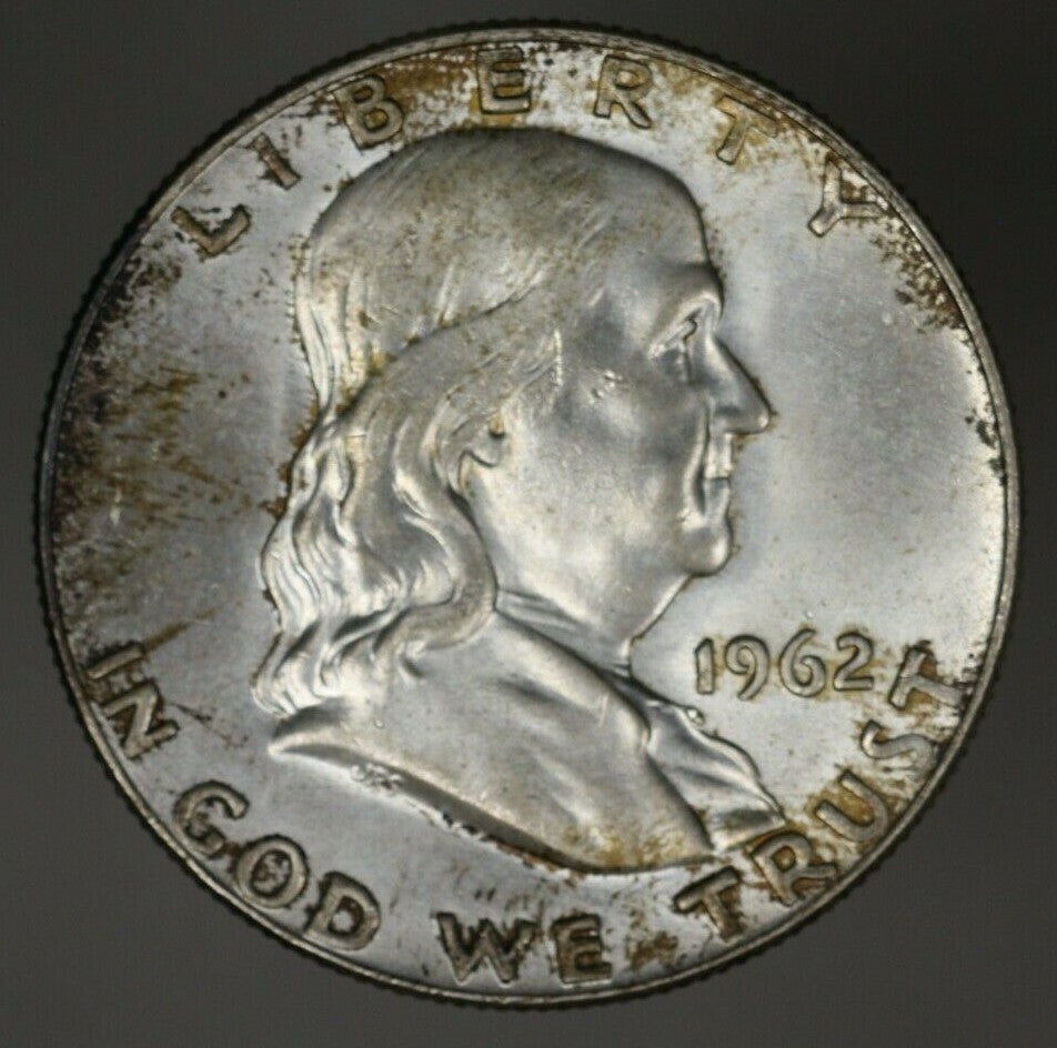 US 1962 D Franklin Half Dollar  A2745