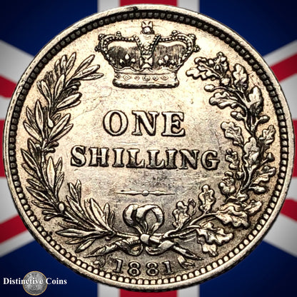 Great Britain 1881 British One Shilling GB0408