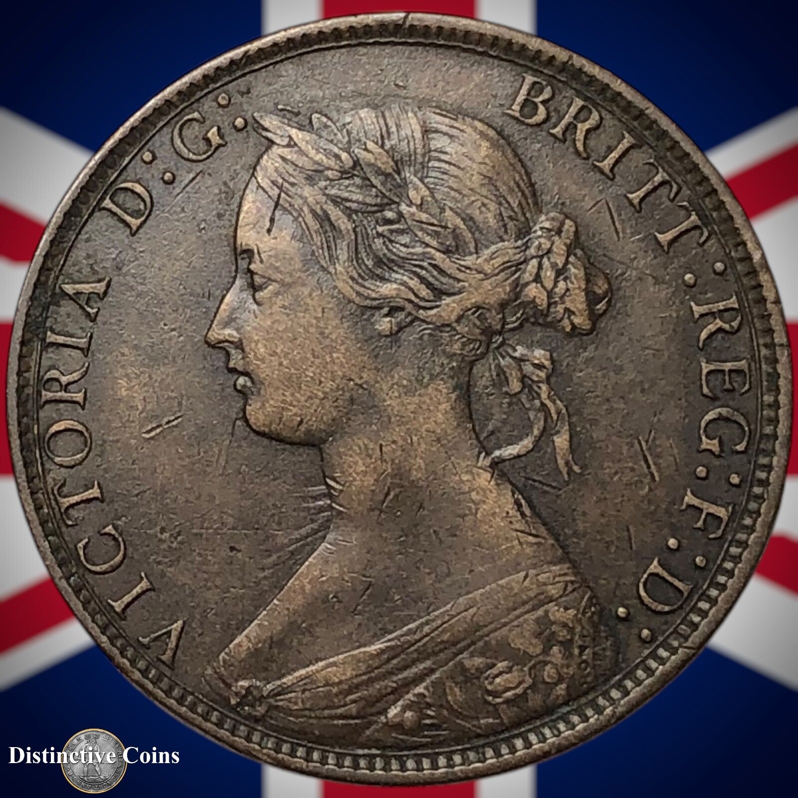 Great Britain 1873 Half Penny 1/2d GB5505