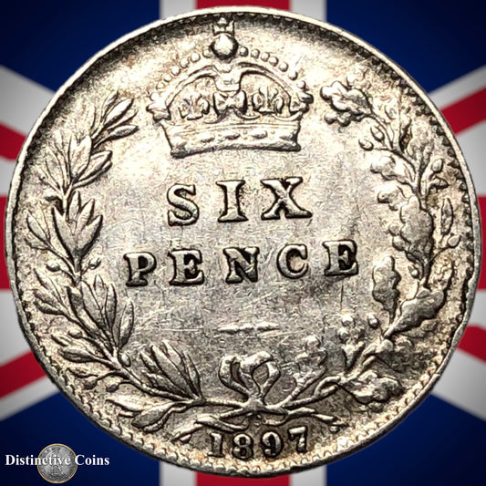 Great Britain 1897 Six Pence GB2788