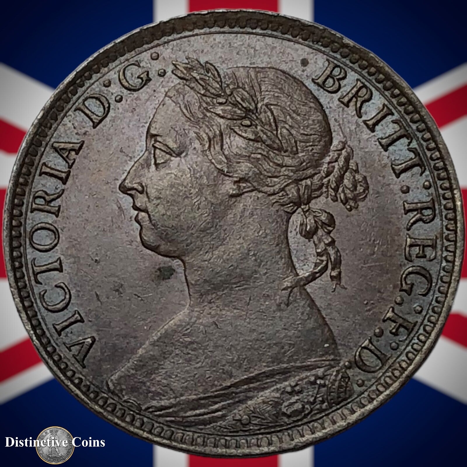 Great Britain 1886 Farthing 1/4d GB4244