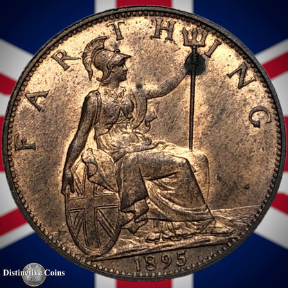 Great Britain 1895 Farthing 1/4d GB4417