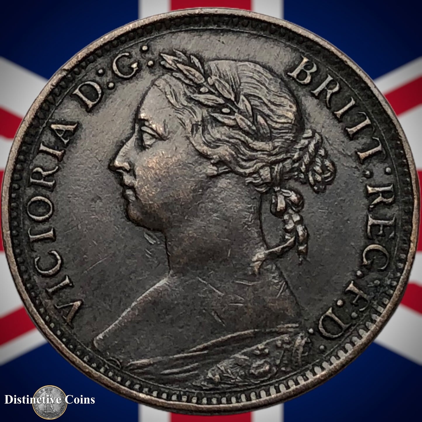 Great Britain 1890 Farthing 1/4d GB4272