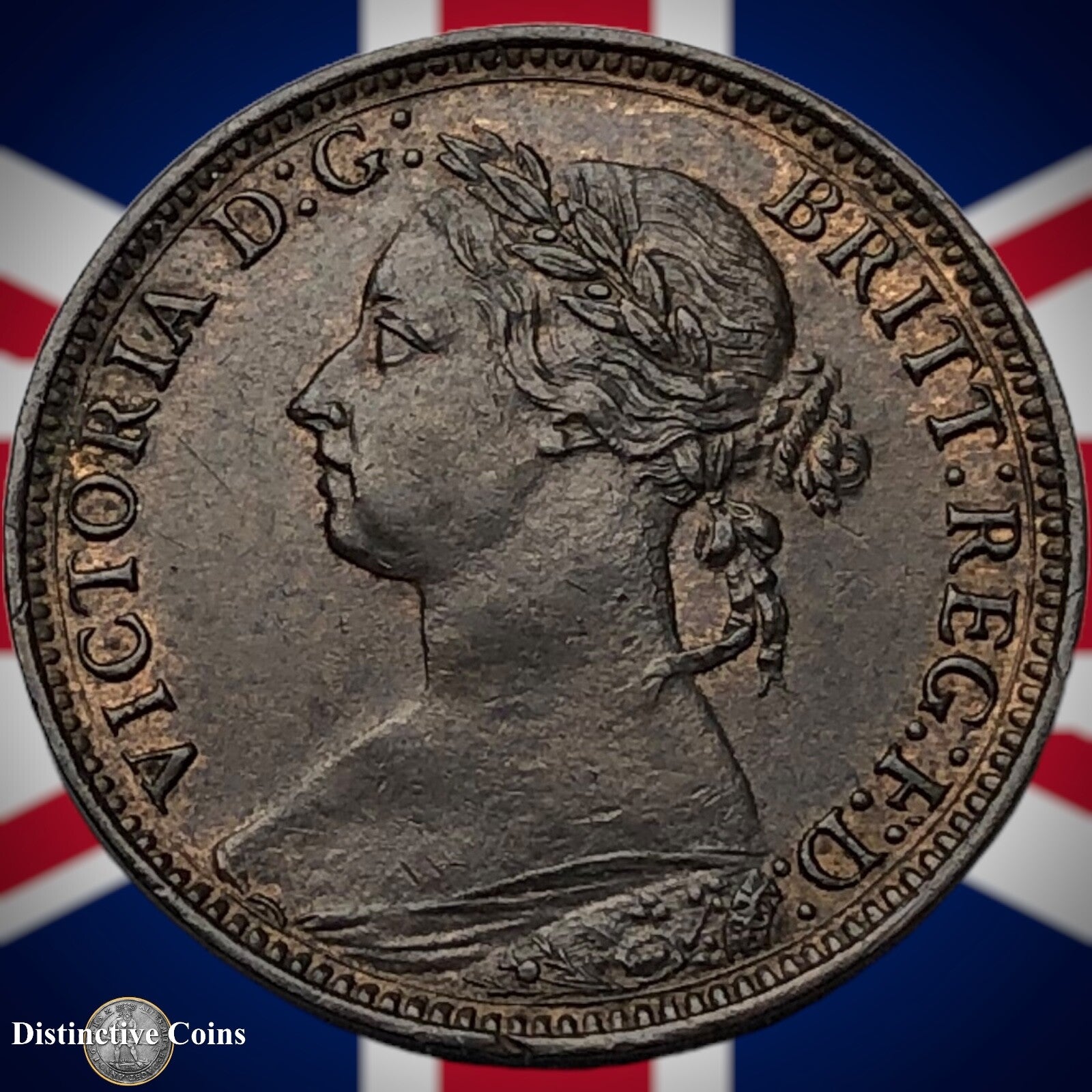 Great Britain 1882 H Farthing 1/4d GB4046